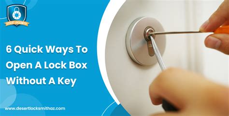 how to open a metal lock box without a key|open master lock key box.